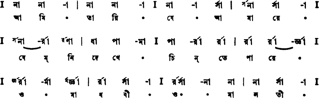 Notation ami taari