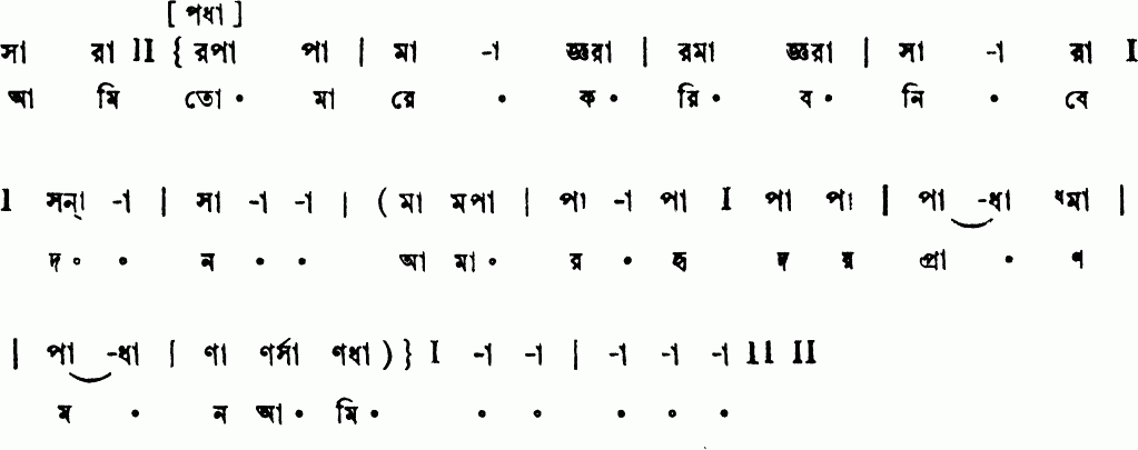 Notation ami tomare