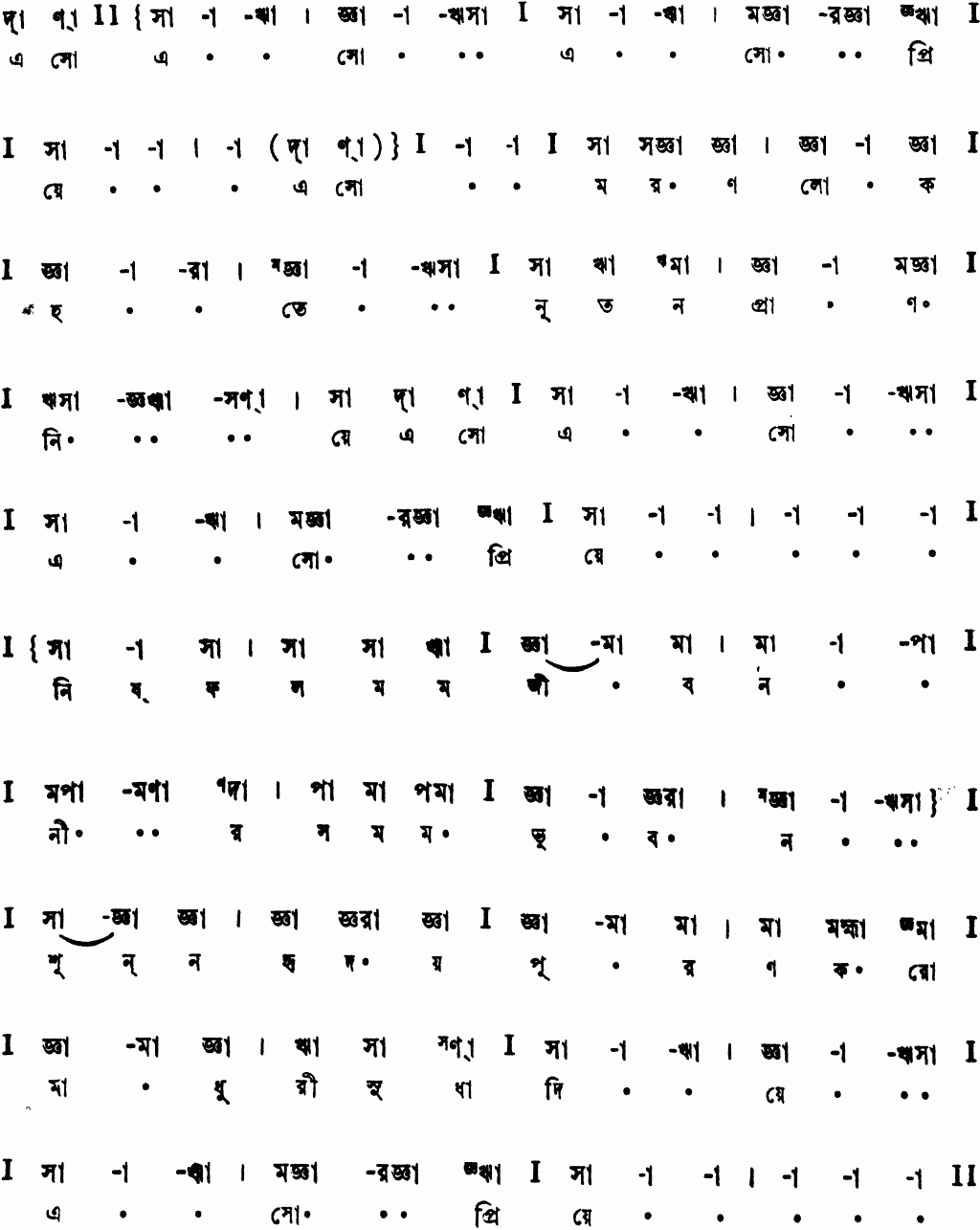 Notation eso eso eso