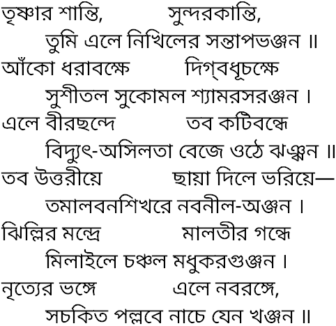 Tagore song trisnar shanti 2