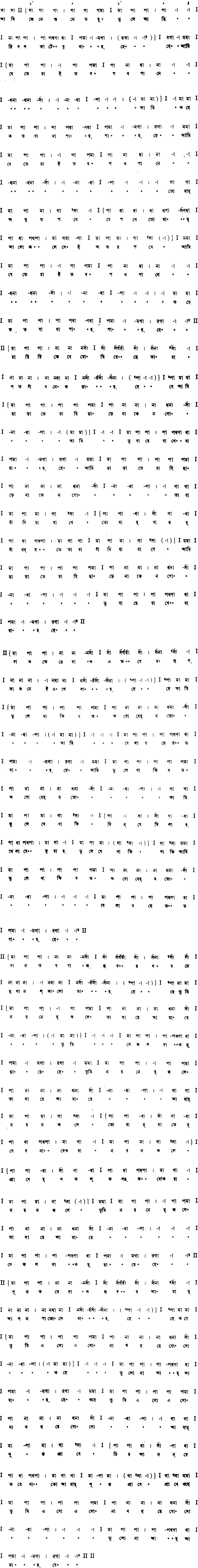 Notation ami jene shune tobu 2