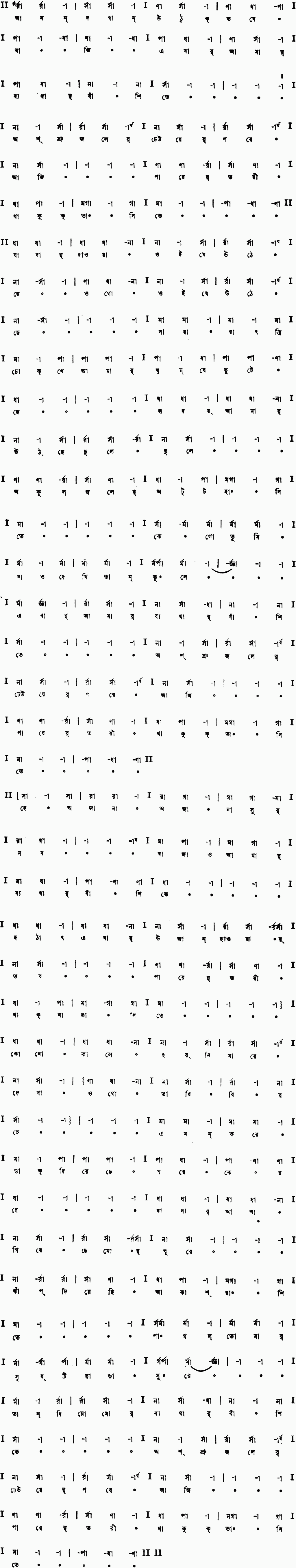 Notation ananda gan uthuk tabe