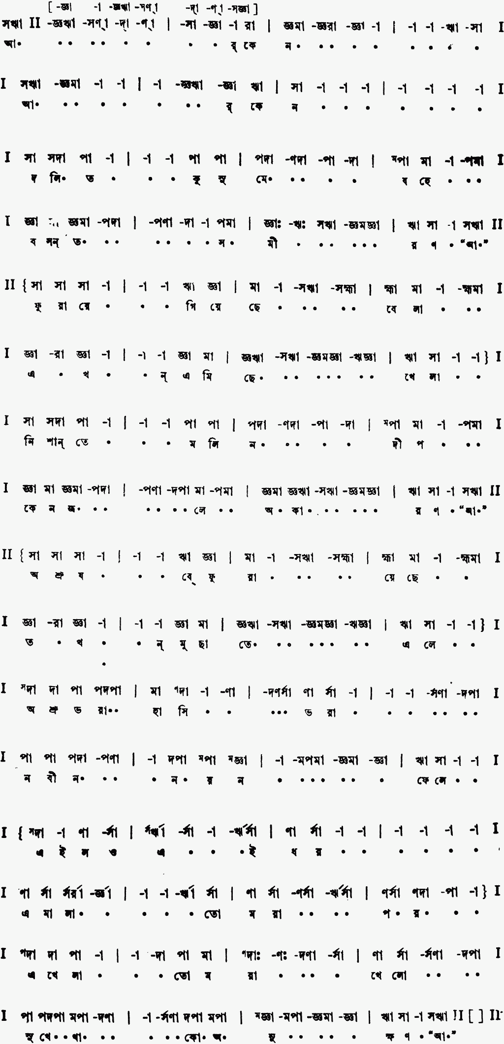 Notation ar kano ar kano