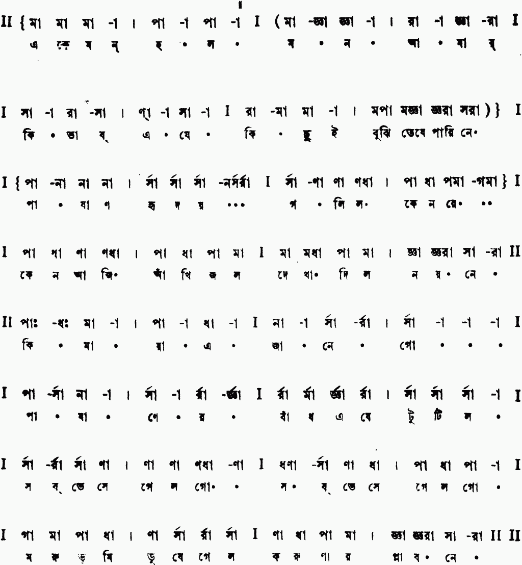 Notation e kemon holo mon