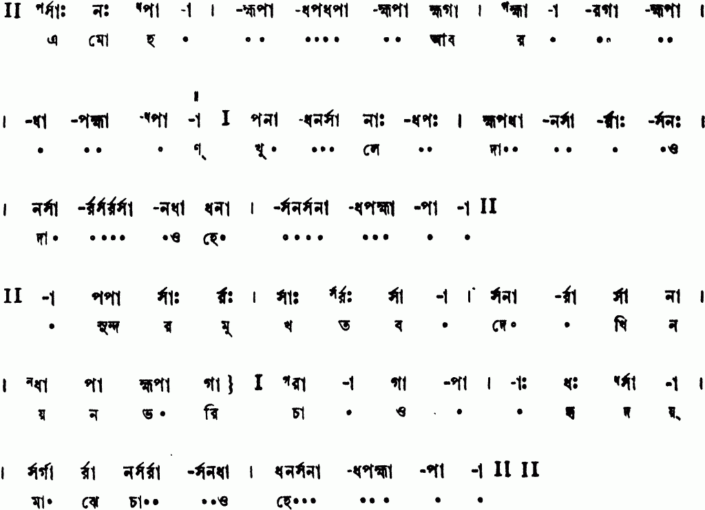 Notation e moho abaran