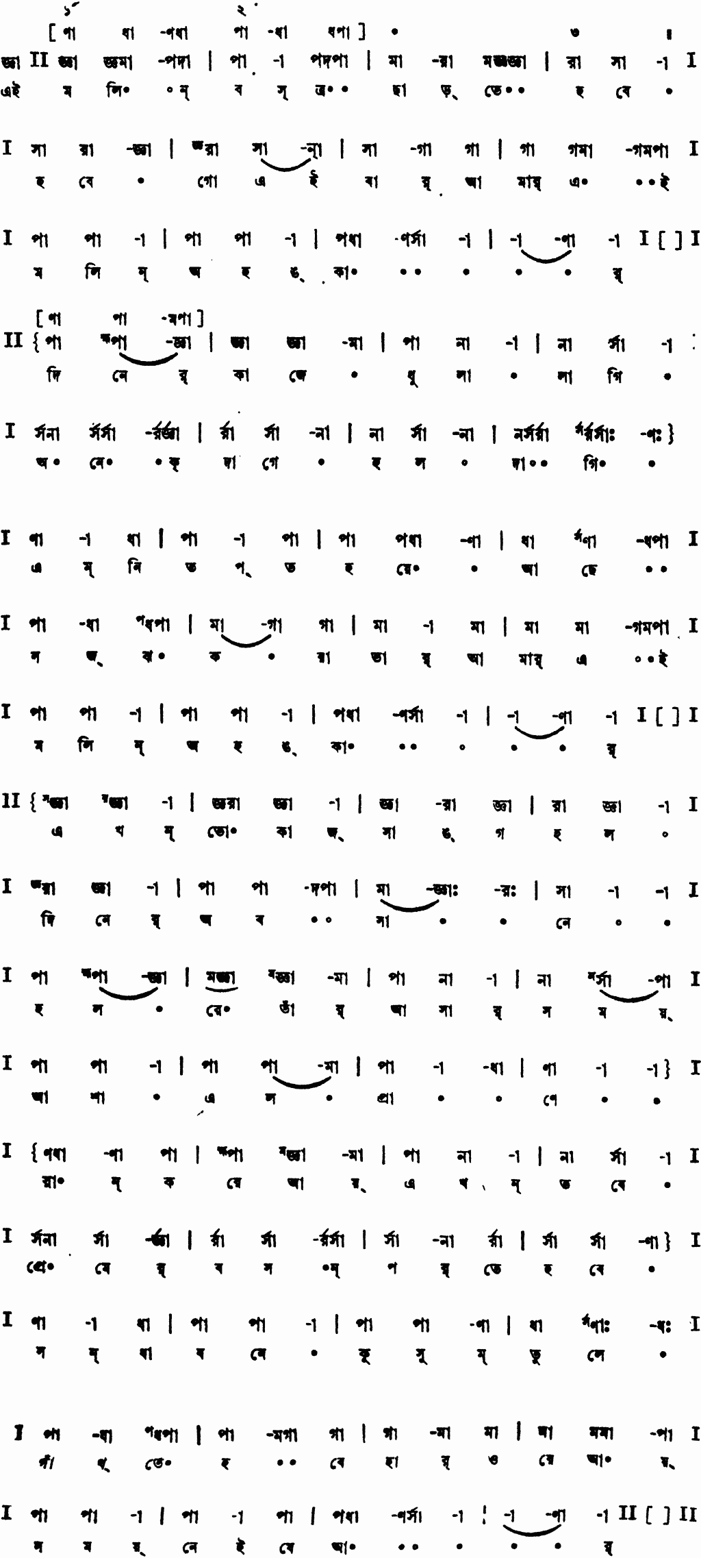 Notation ei molin bastro