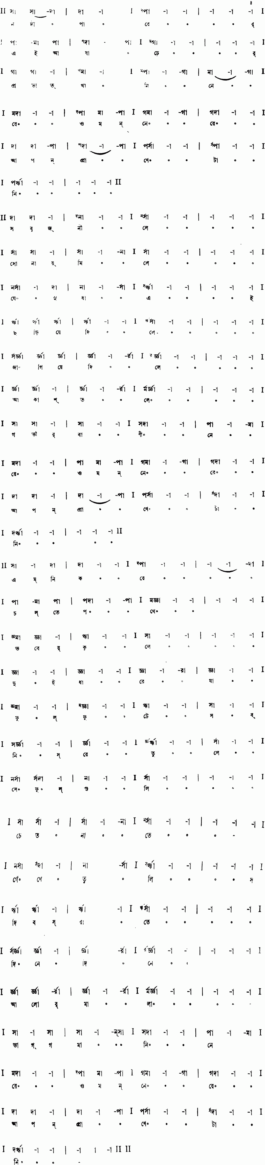 Notation nodiparer ei asharer