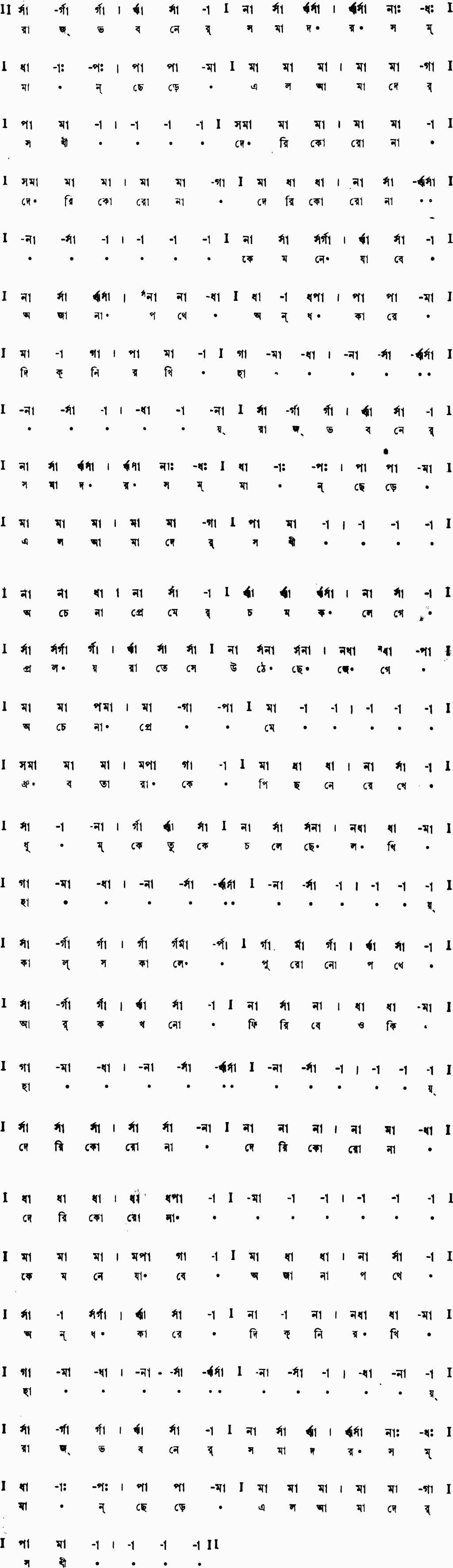 Notation rajbhabaner samadar