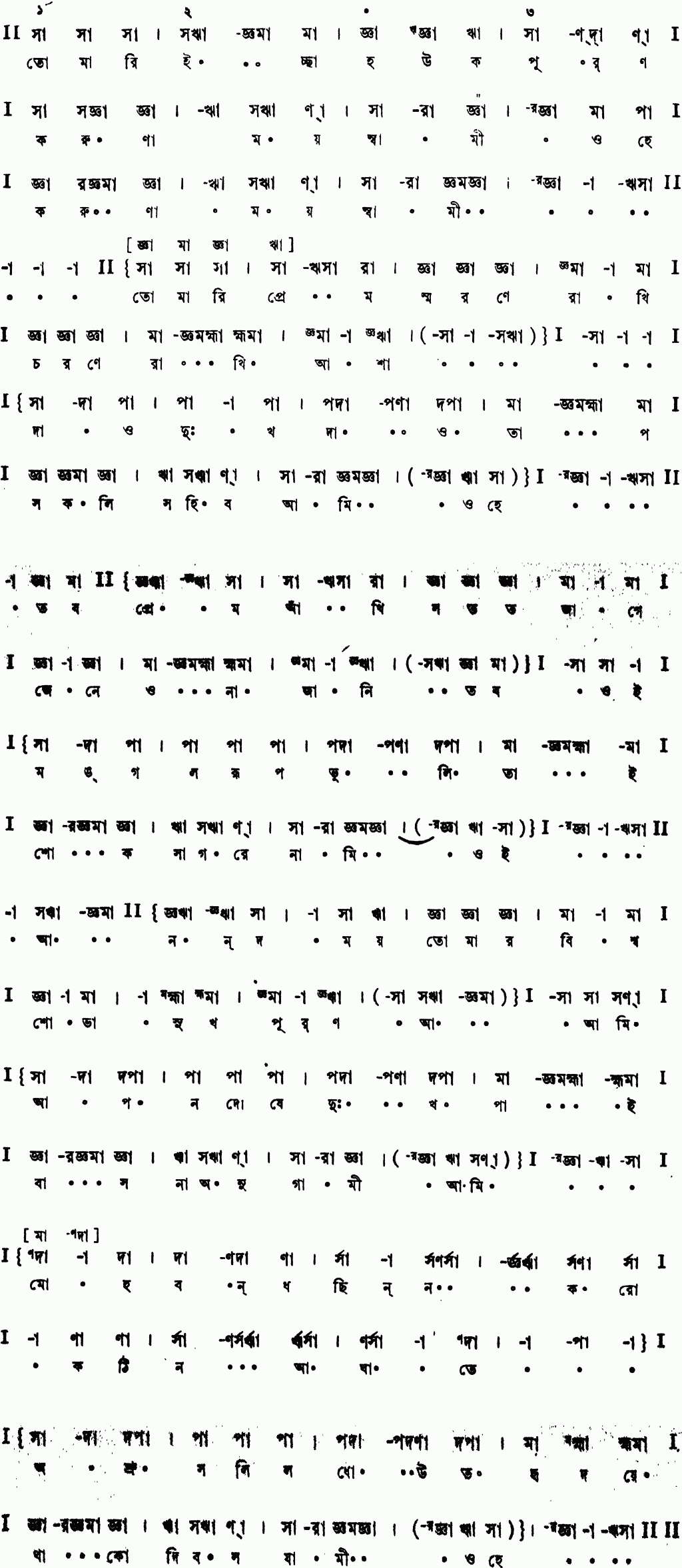 Notation tomari ichcha houk purno